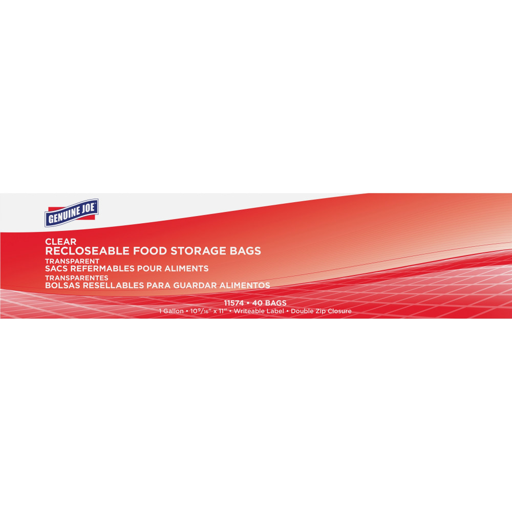 Genuine Joe Food Storage Bags - 1 gal