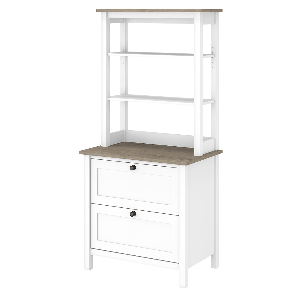 Bush Business Furniture Mayfield 66"H Bookcase With Drawers,