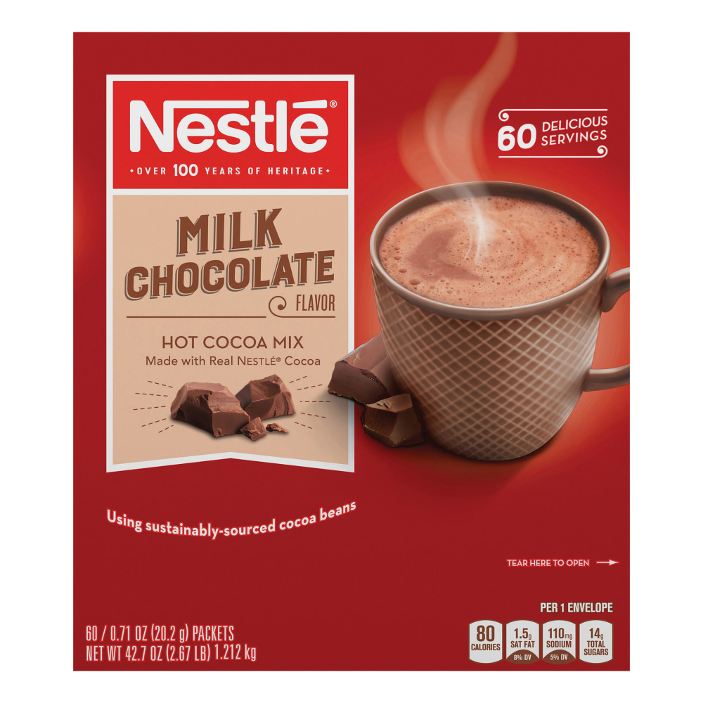 Nestle Milk Chocolate Hot Cocoa Mix, 0.71 Oz,