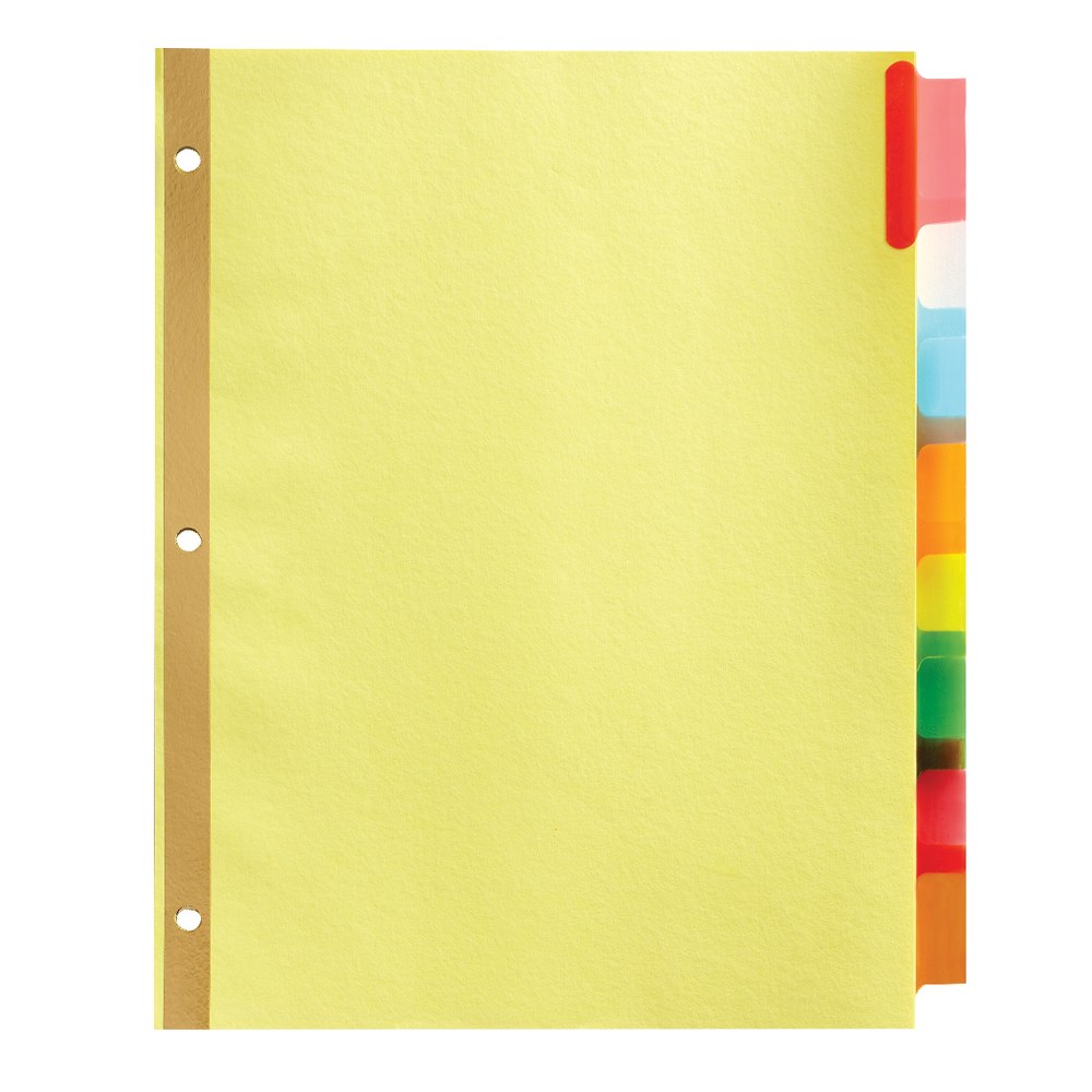 Office Depot® Brand Insertable Dividers With Big Tabs,