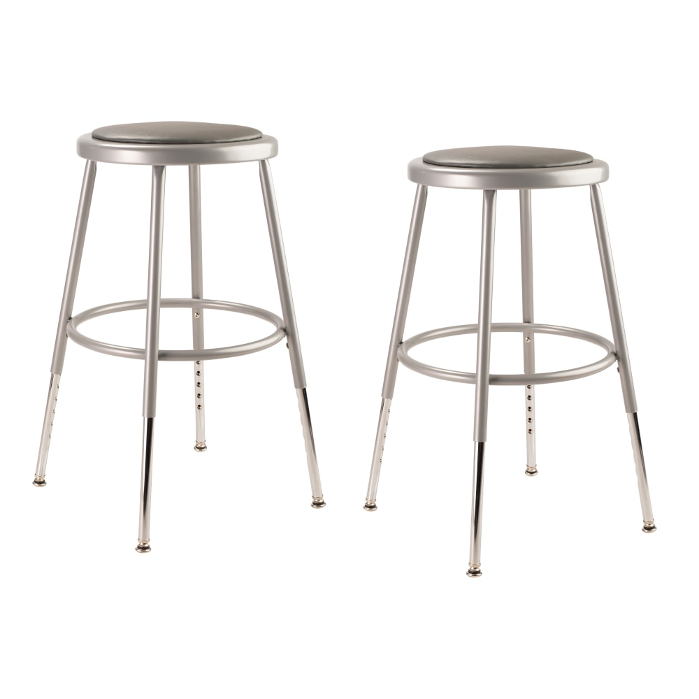 National Public Seating 6400 Series Adjustable Vinyl-Padded