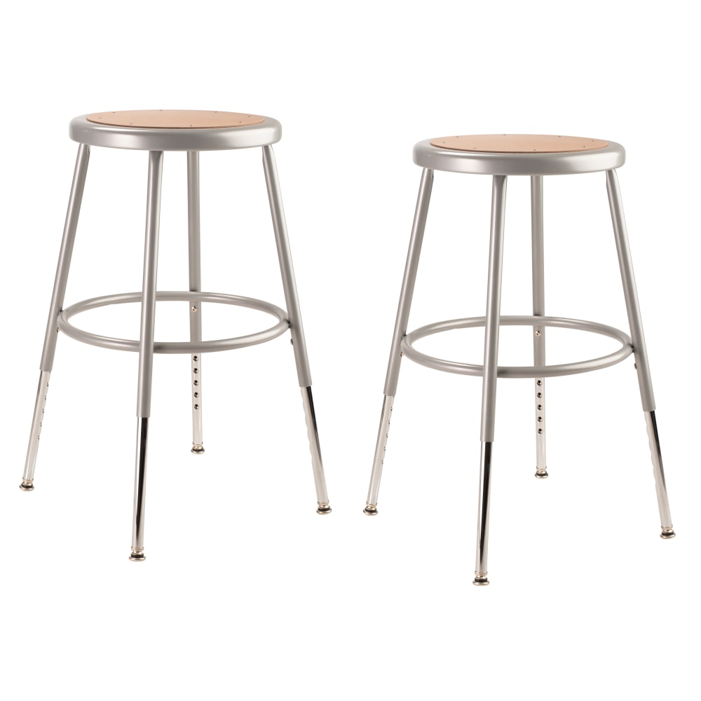 National Public Seating Adjustable Hardboard Science Stools, 19