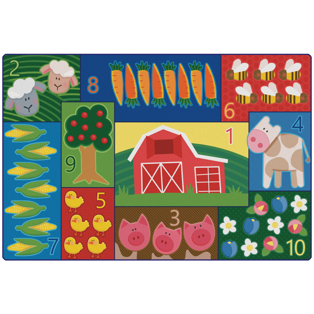 Carpets for Kids® Pixel Perfect Collection™ Farm Counting