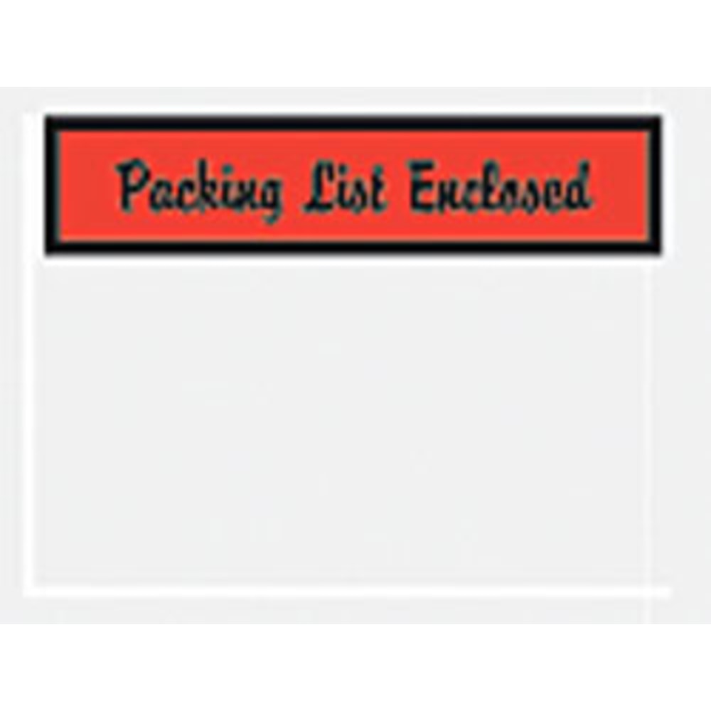 Tape Logic® "Packing List Enclosed" Envelopes, Panel