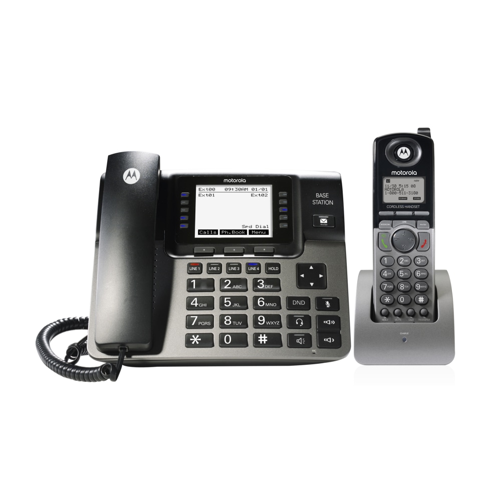 Motorola ML1250 Corded/Cordless Phone Base With Digital Answering