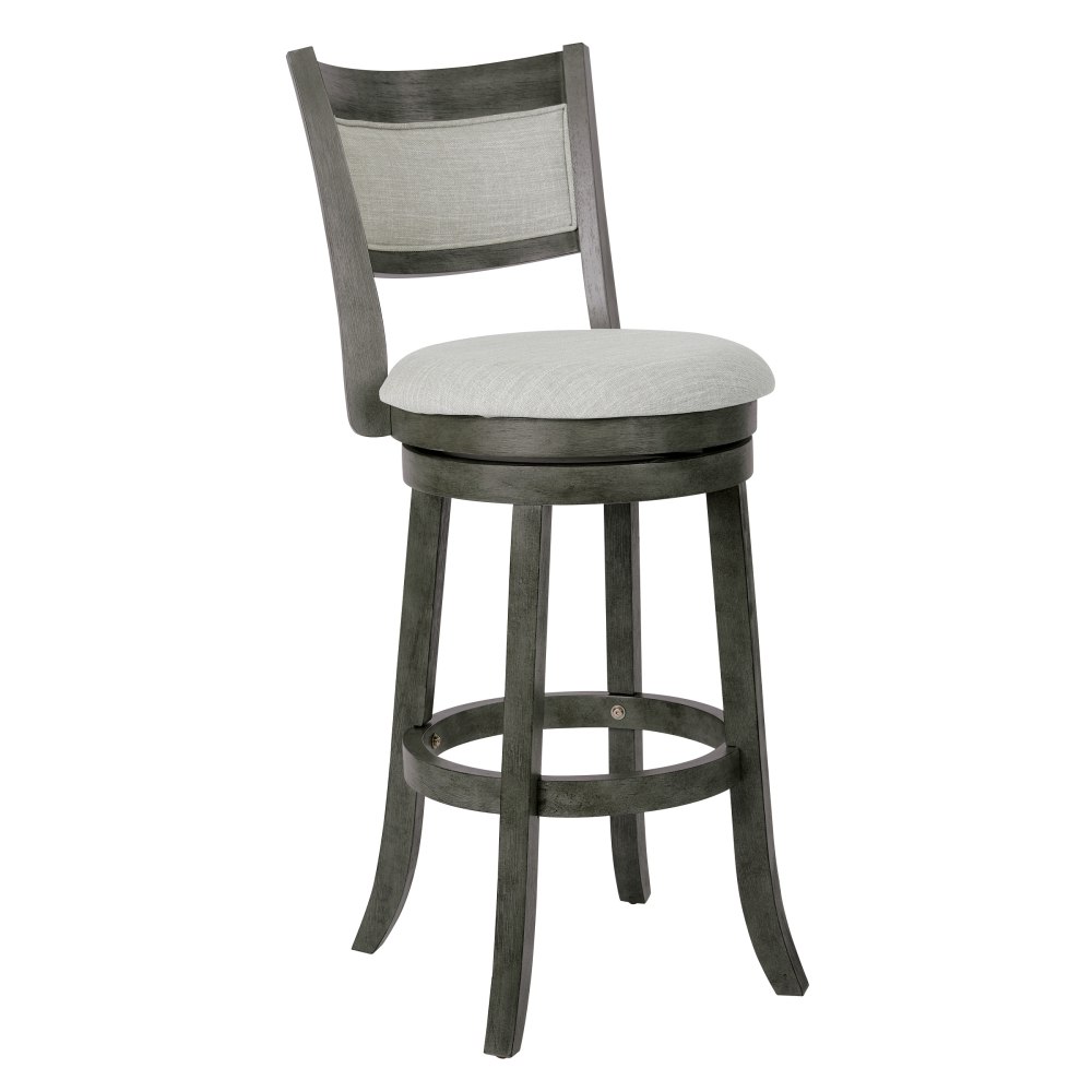 Office Star Fabric Swivel Counter Height Stool With