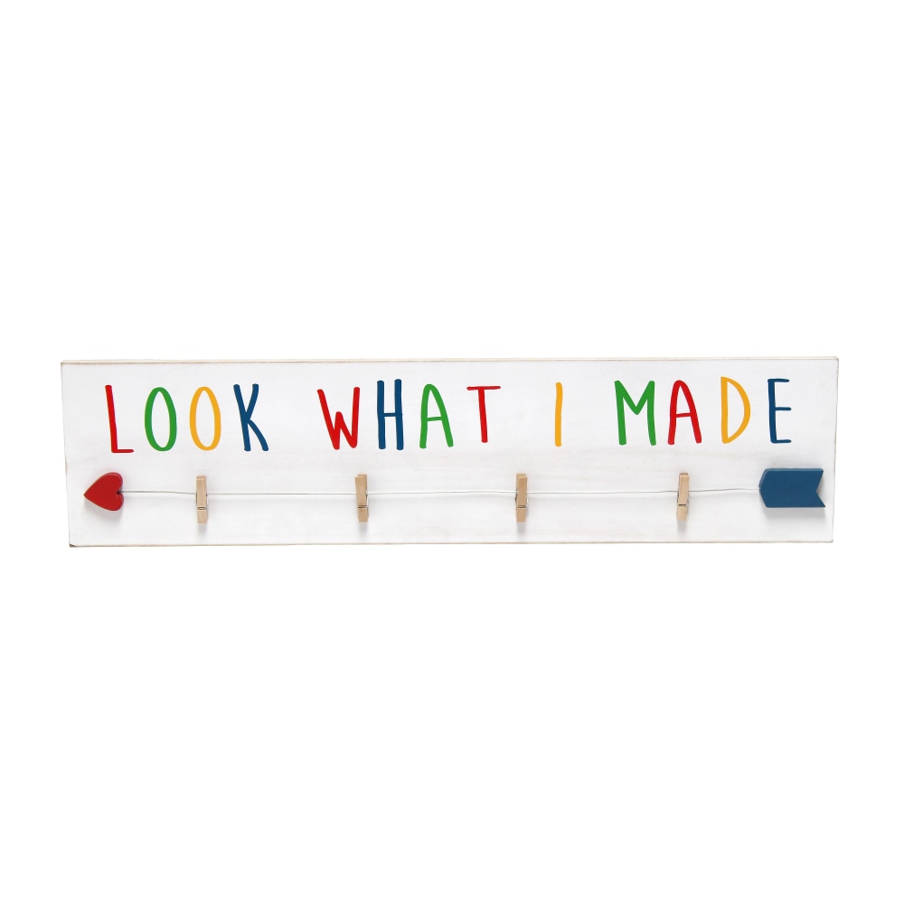 Elegant Designs Decorix Wall-Mounted Hanging 4-Photo Wooden