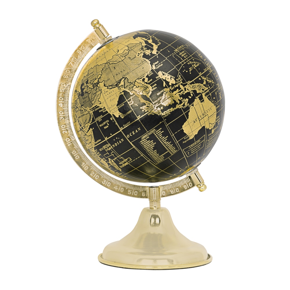Anji Mountain Globe, 7"H x 7-1/2"W x 7-1/2”D,