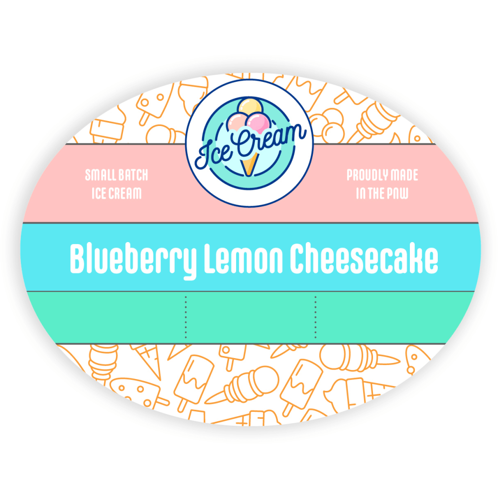 Custom Full-Color Printed Labels And Stickers, Oval, 2-7/8”