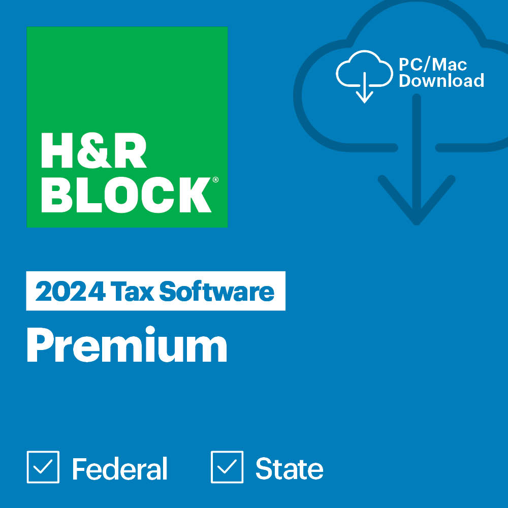 H&R Block Premium Tax Software, 2024, For 1
