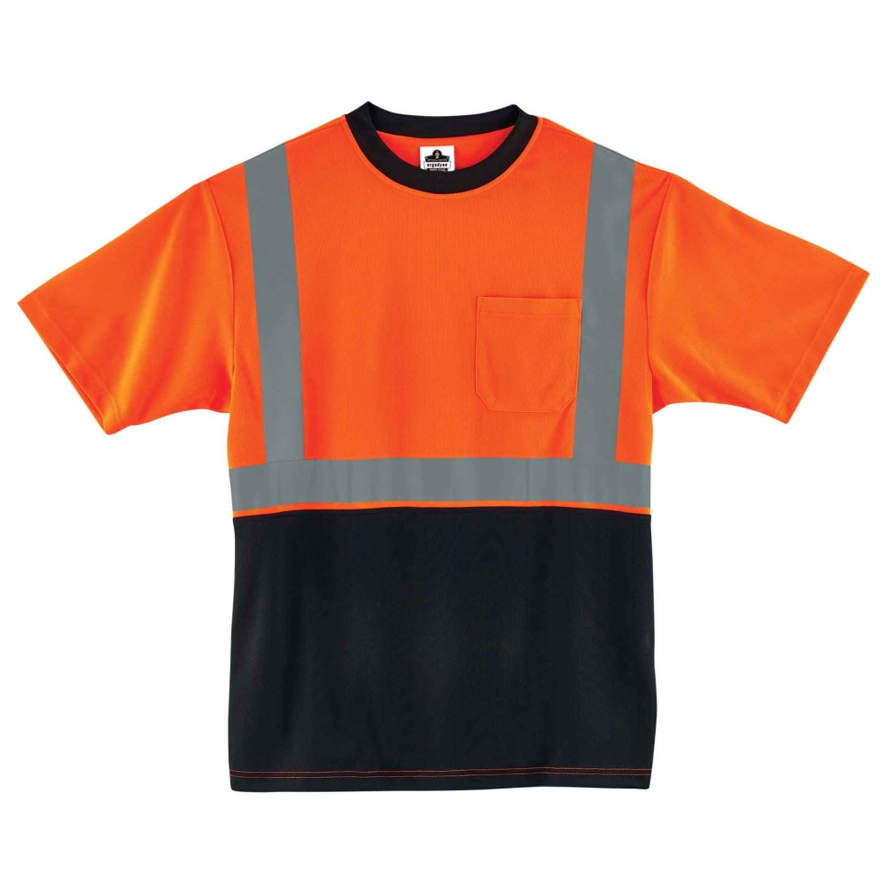 Ergodyne GloWear 8289BK Type-R Class 2 T-Shirt, XX-Large,
