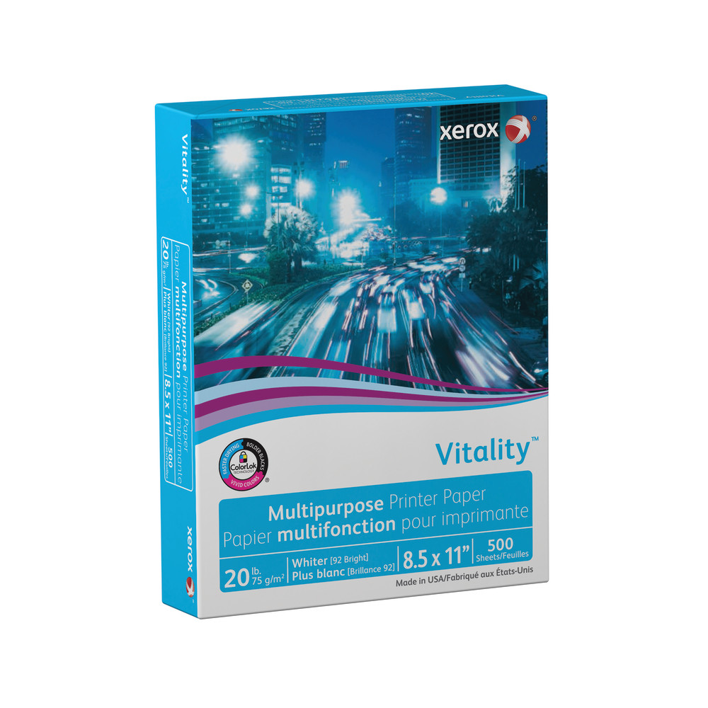 Xerox® Vitality™ Standard Multi-Use Printer & Copy Paper,