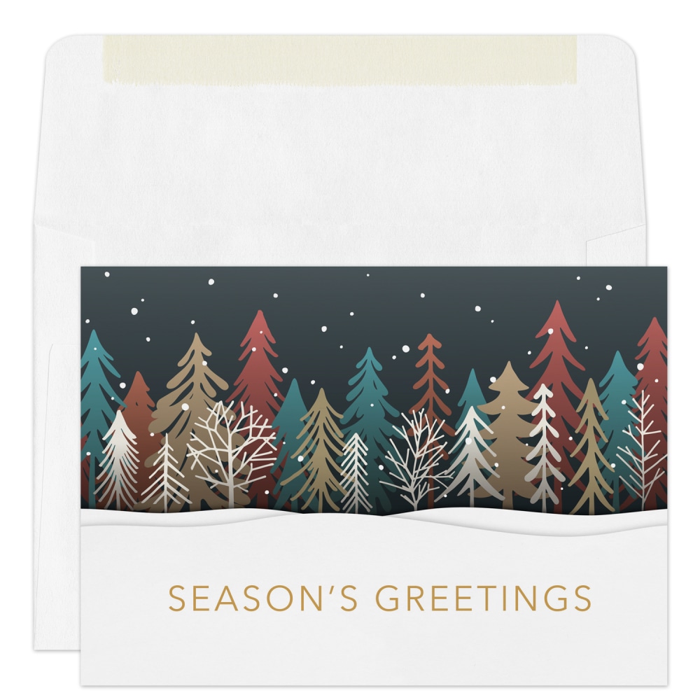 Custom Full-Color Holiday Cards With Envelopes, 7" x
