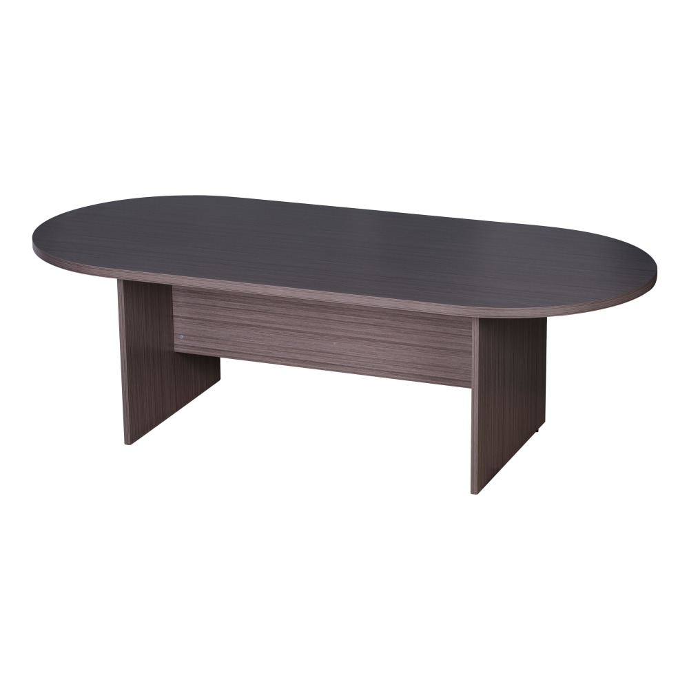 Boss Office Products 95"W Wood Race Track Conference