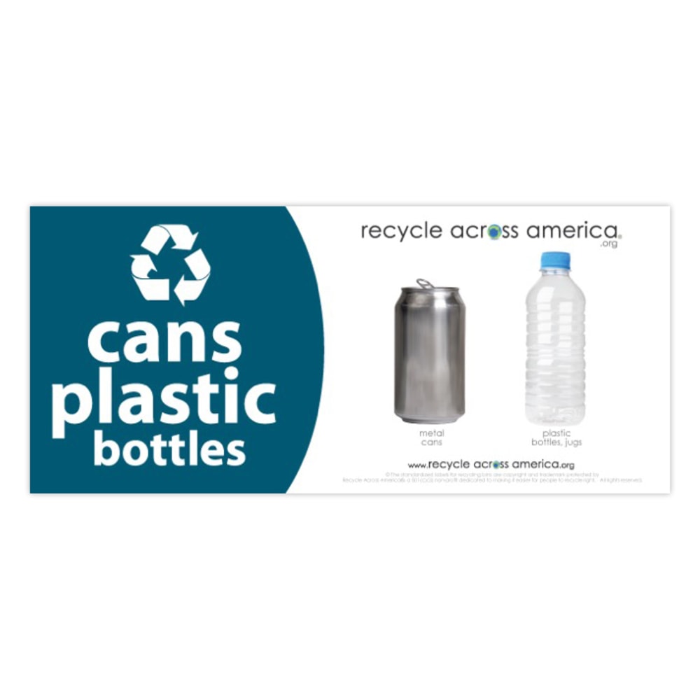 Recycle Across America Cans And Plastics Standardized Recycling