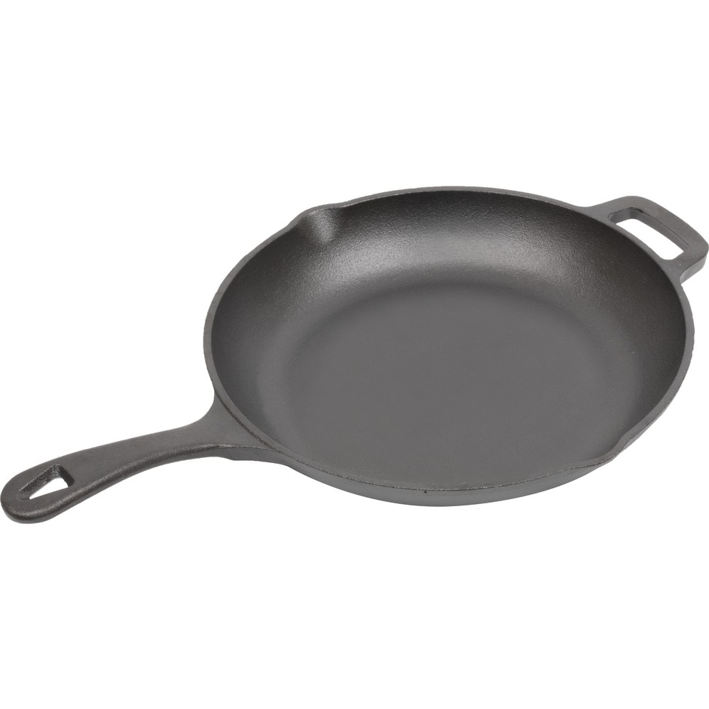 Commercial Chef Cast Iron Sauté Skillet, 10", Black