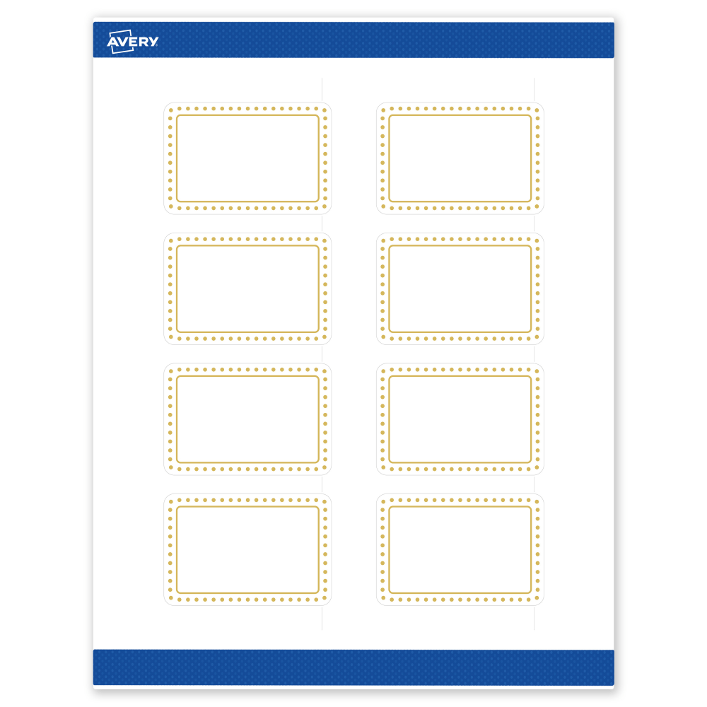 Avery® Print-To-The-Edge Labels With Sure Feed® Technology,