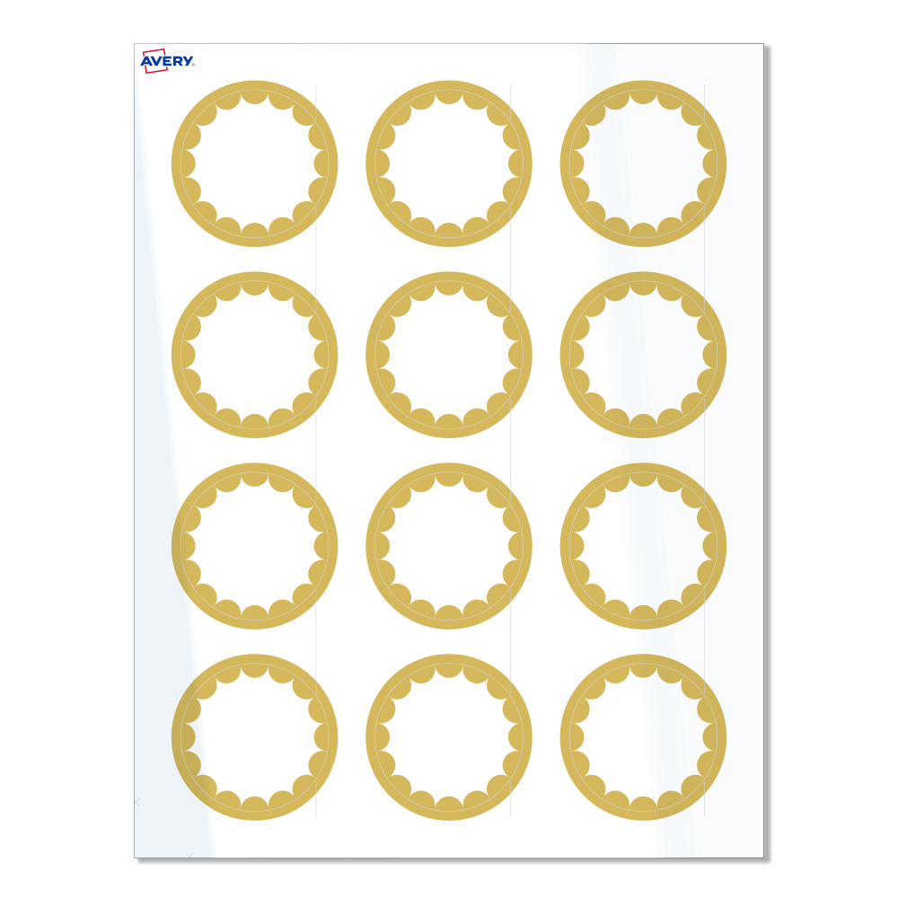 Avery® Print-To-The-Edge Labels With Sure Feed® Technology,