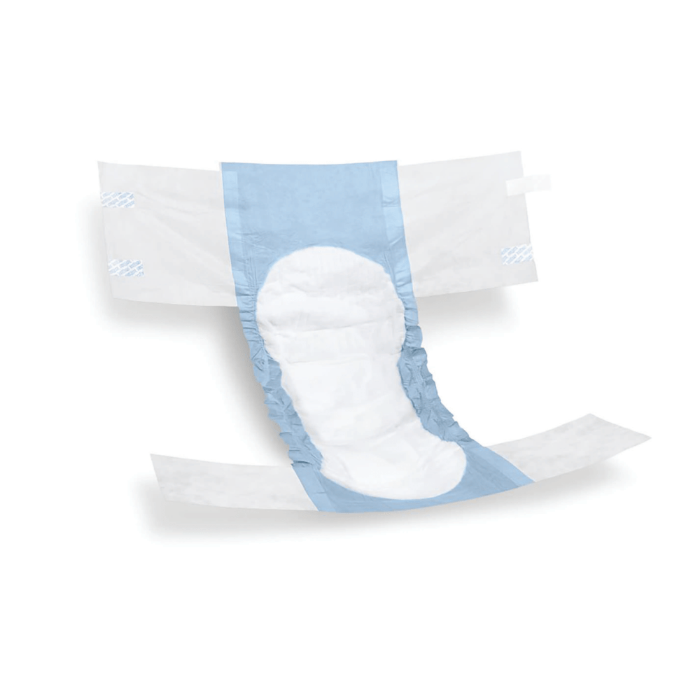 FitRight Extra Disposable Briefs, Large, Blue/White, Bag Of