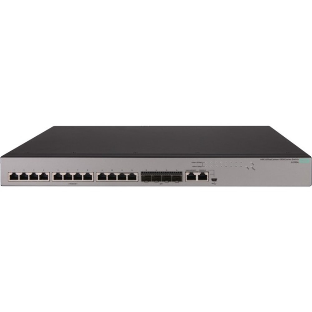 HPE OfficeConnect 1950 12XGT 4SFP+ Switch - 12