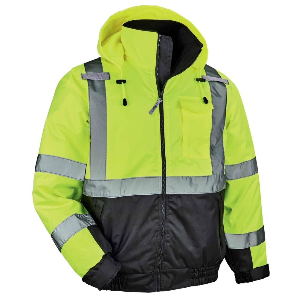 Ergodyne GloWear 8377 Type-R Class 3 Quilted Bomber