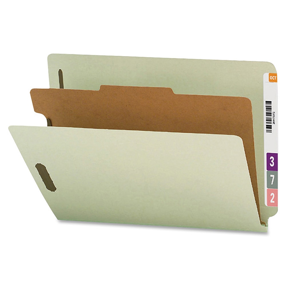 Smead® Pressboard Classification Folders With SafeSHIELD®