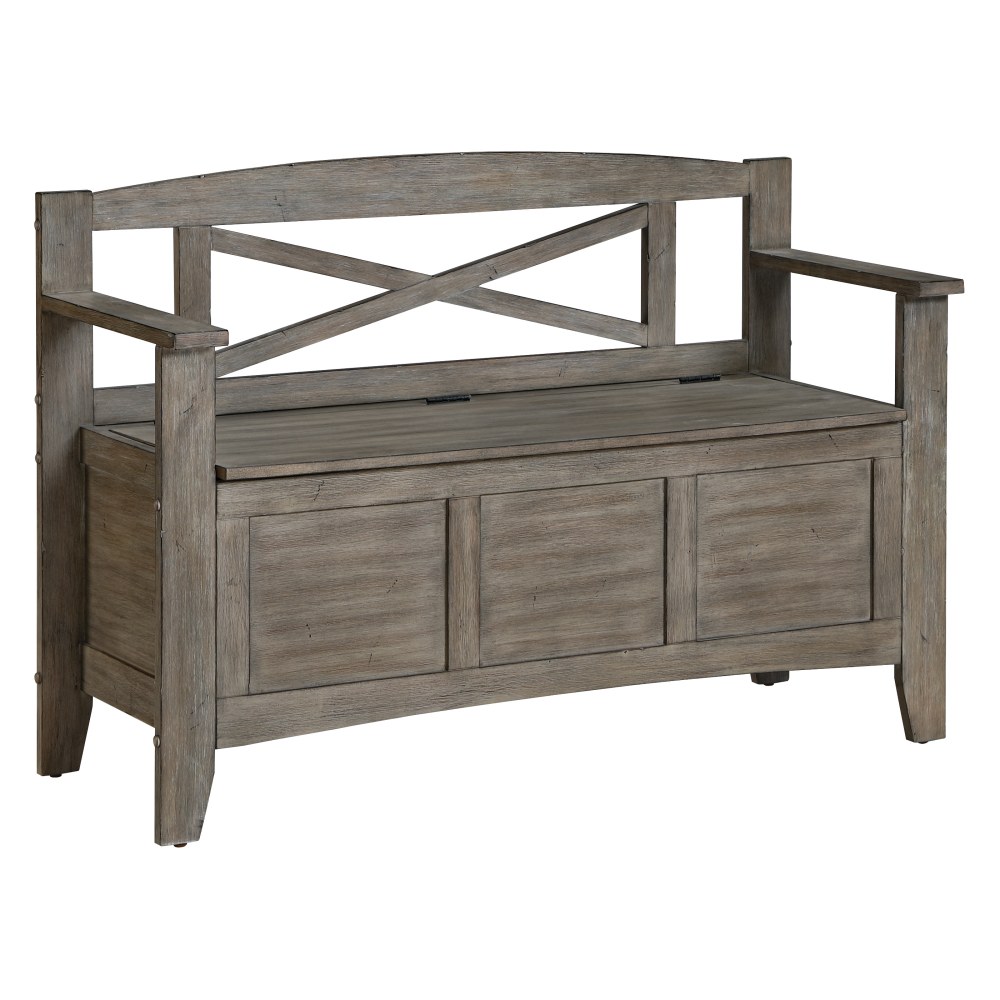 Office Star Metro Wood Bench, 30-1/4”H x 44-1/2”W