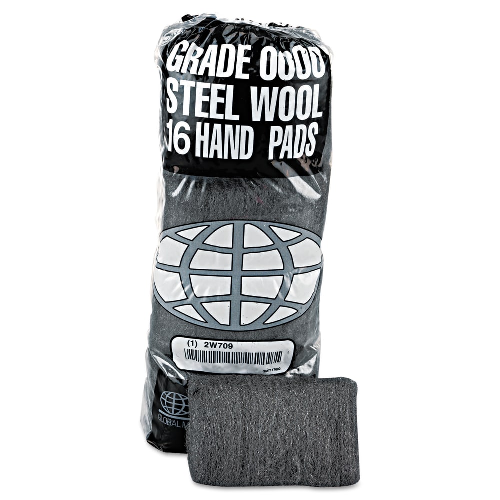 GMT Steel Wool Hand Pads, #0000 Super Fine,