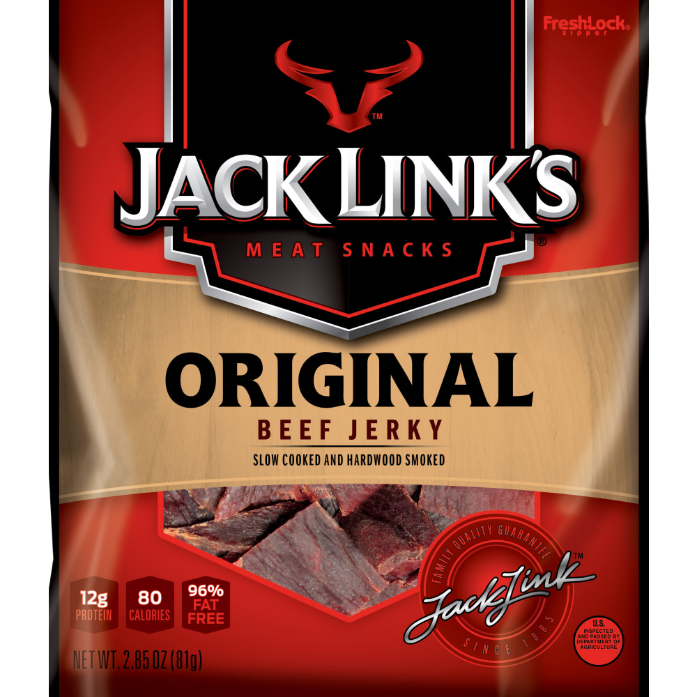 Jack Link&#x27;s Beef Jerky, Original, 2.85 Oz