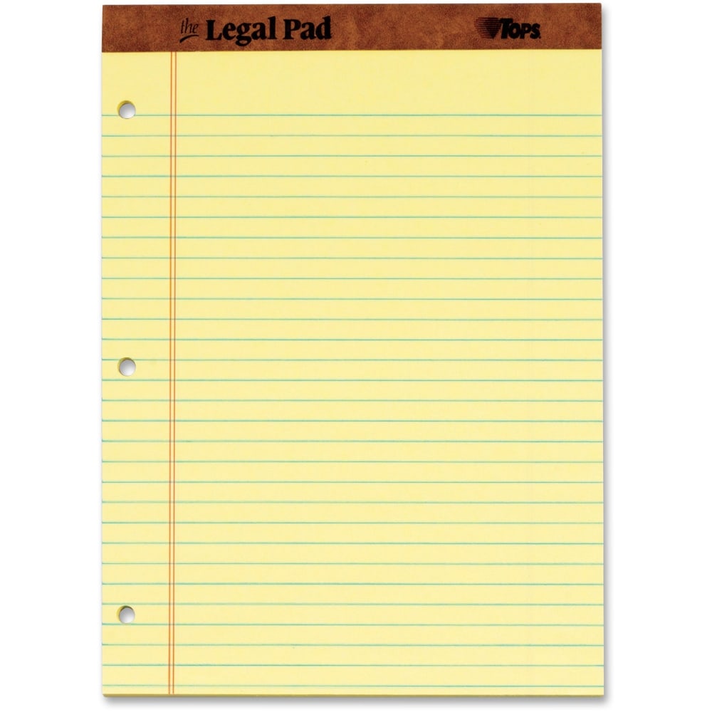 TOPS The Legal Pad Writing Pad - 50
