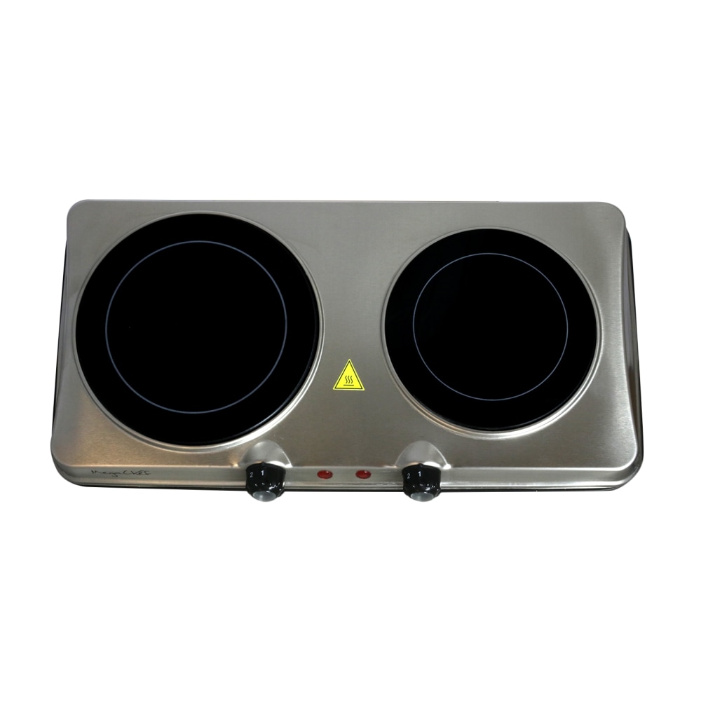 MegaChef Dual-Burner Electric Infrared Cooktop Buffet Range,