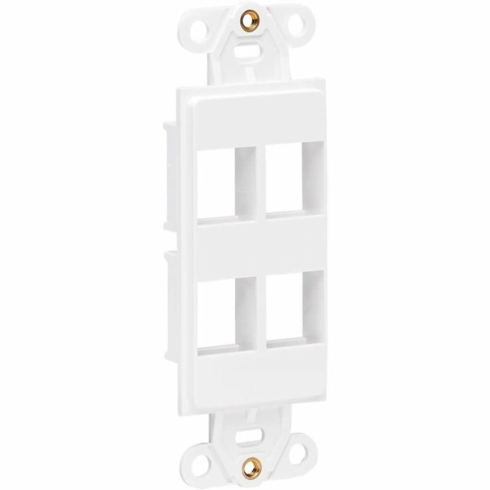 Tripp Lite Center Plate Insert Decora Vertical 4-Port