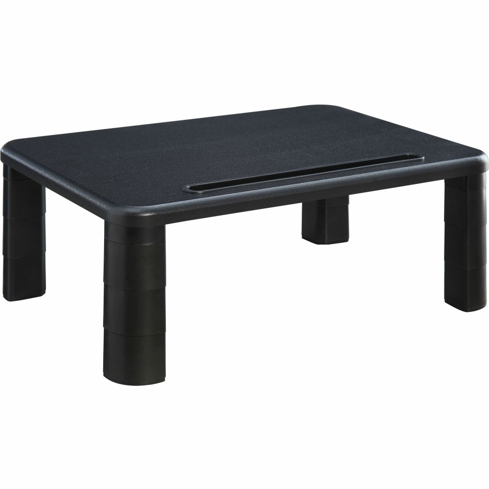 Lorell Height-Adjustable Monitor Riser - 4" Height x