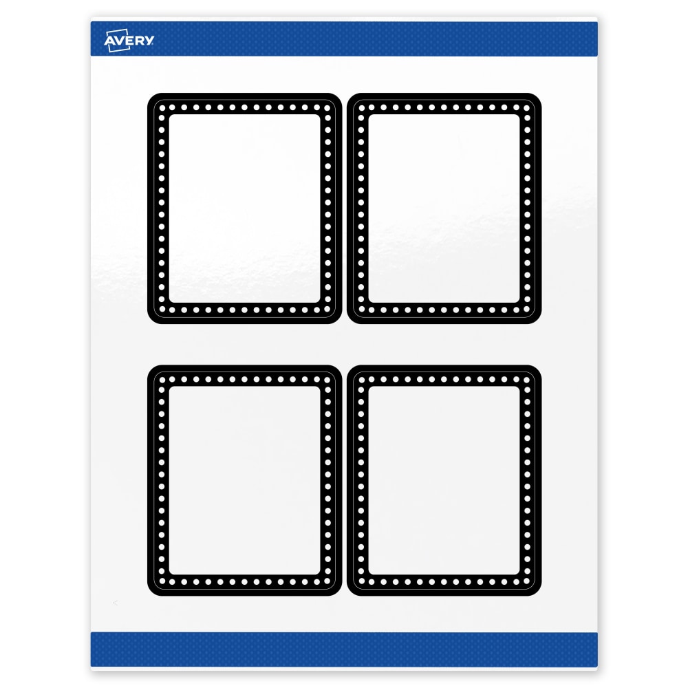 Avery® Print-To-The-Edge Labels With Sure Feed® Technology,