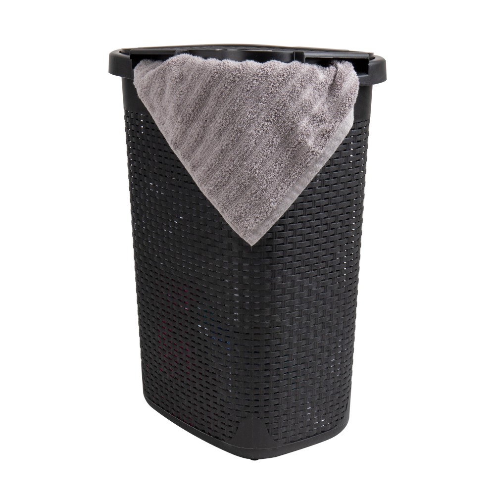 Mind Reader 60L Slim Laundry Hamper Clothes Basket