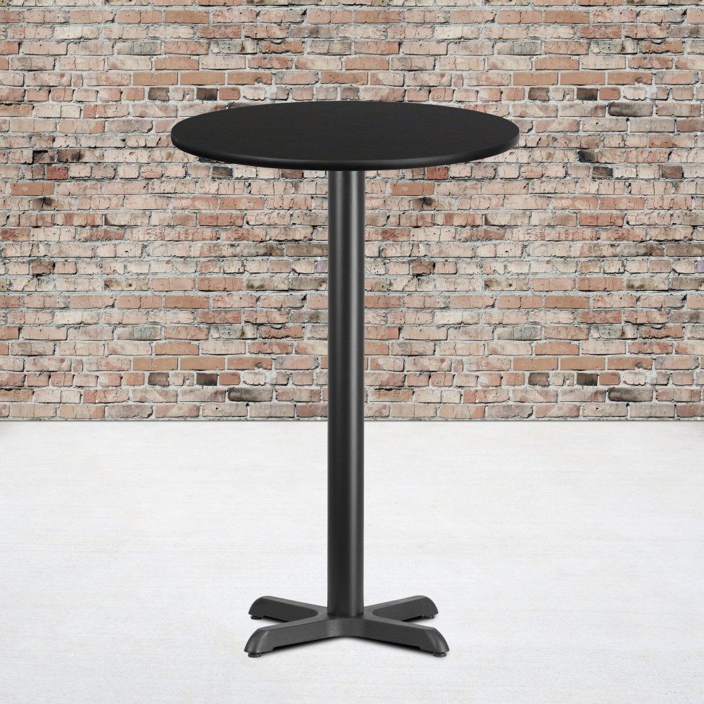 Flash Furniture Laminate Round Table Top With Bar-Height