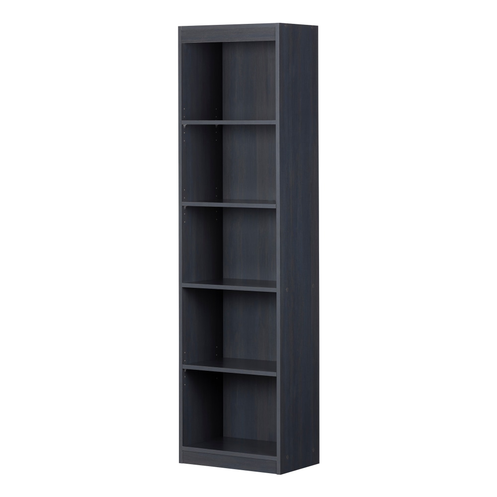 South Shore Axess 68-3/4"H 5-Shelf Narrow Bookcase,