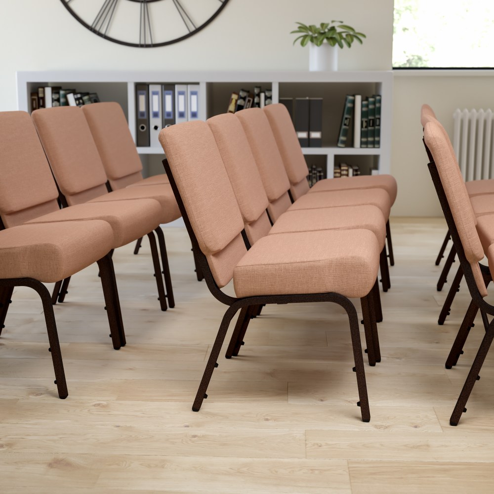 Flash Furniture HERCULES Series 21"W Stackable Church Chair,