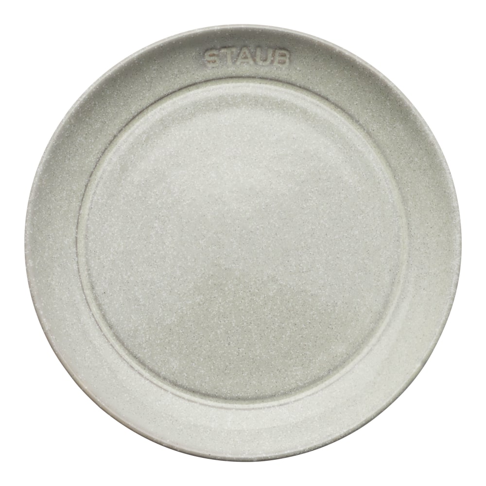 Staub Ceramic Dinnerware Set, 6" Appetizer Plates, White