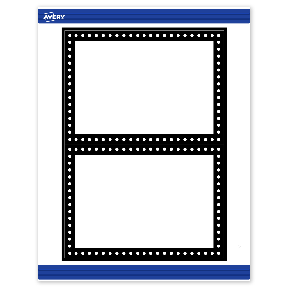 Avery® Printable Invitation Cards With Sure Feed® Technology,