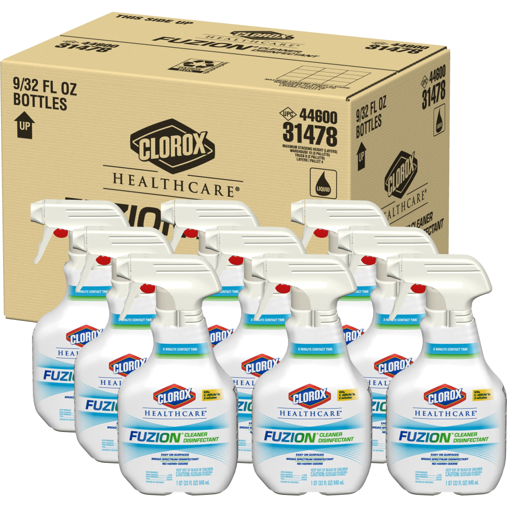 Clorox Healthcare® Fuzion® Cleaner Disinfectant, Spray , 32