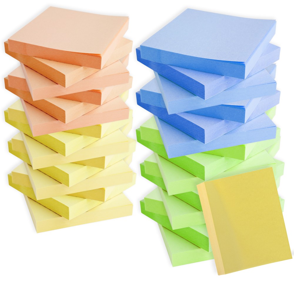 Trailmaker Sticky Notes, 10,000 Total Notes, Case Of