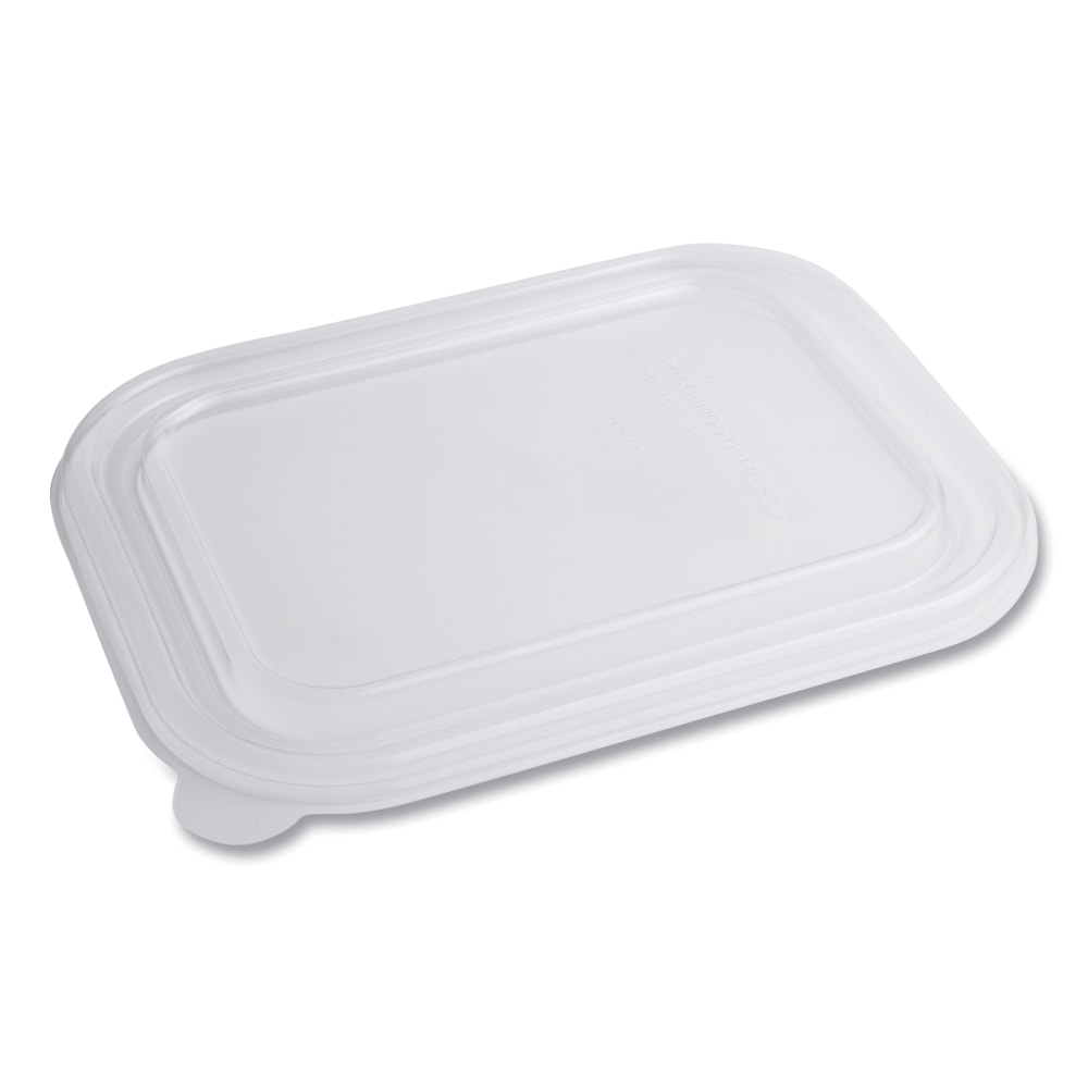 World Centric® PLA Lids For TRSC60 Fiber Containers,