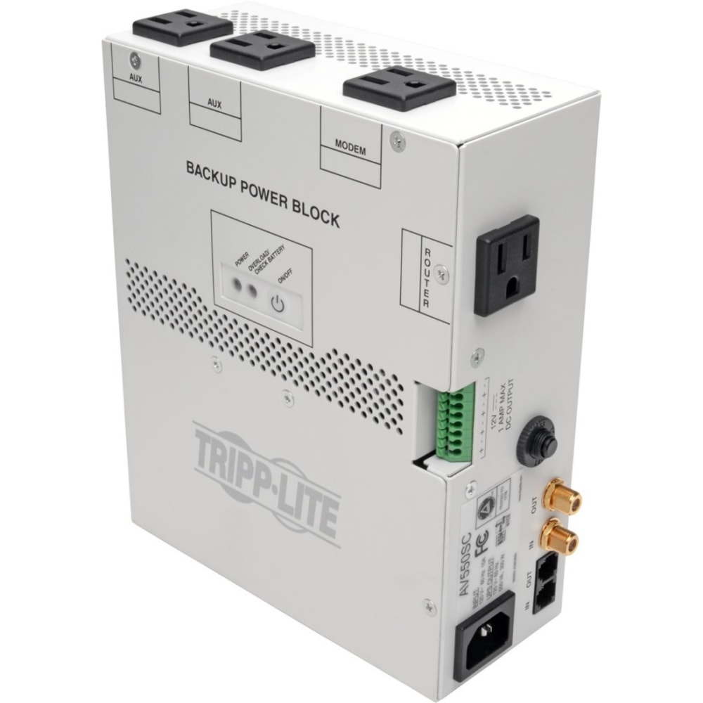 Tripp Lite UPS 550VA A/V Backup Power Block