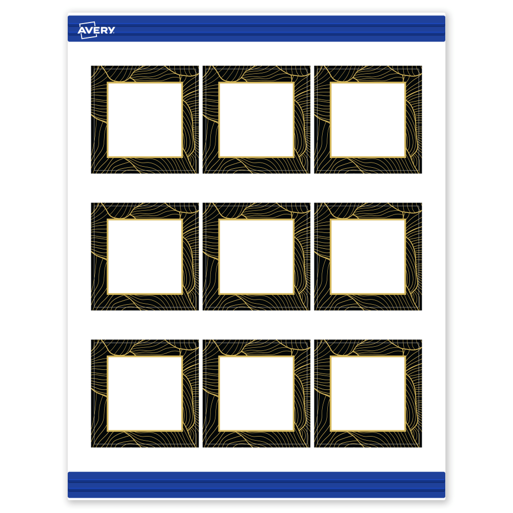 Avery® Printable Cards With Sure Feed® Technology, 2-1/2"