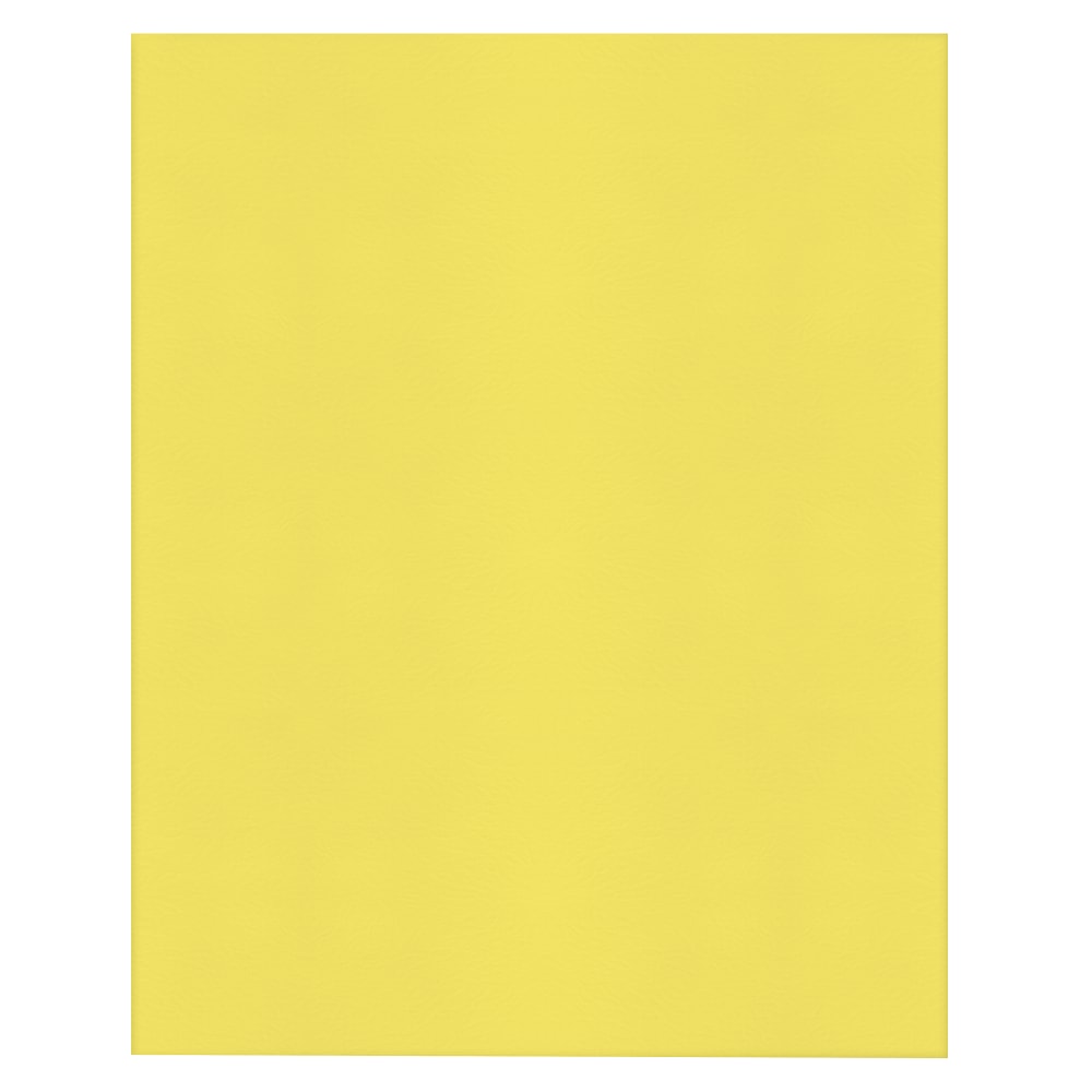 Office Depot® Brand 2-Pocket Textured Paper Folders, Yellow,