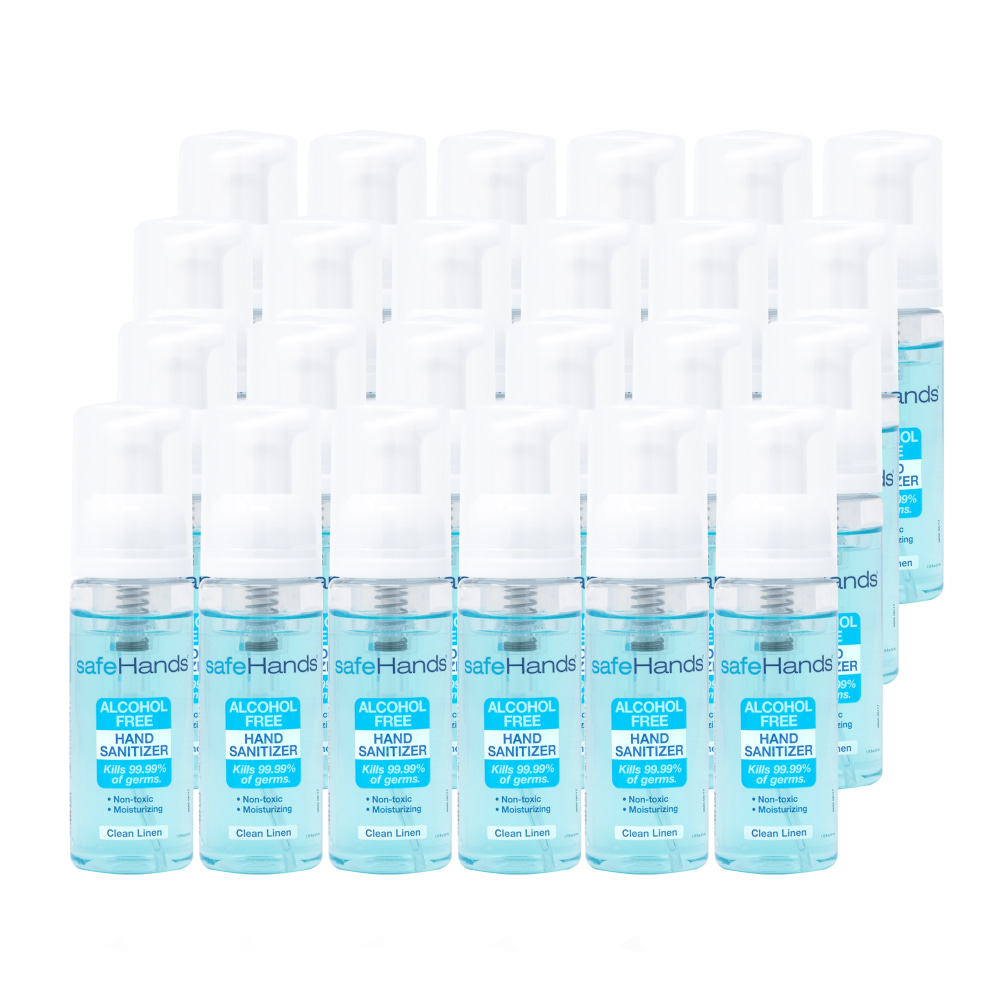 safeHands® Alcohol-Free Hand Sanitizer, Clean Linen Scent, 1.75