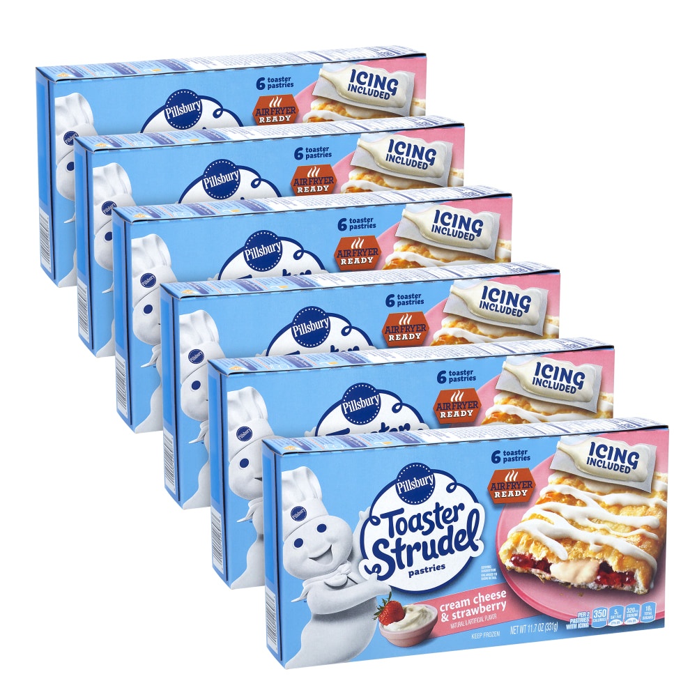 Pillsbury Toaster Strudels, Cream Cheese Strawberry, 11.7 Oz,