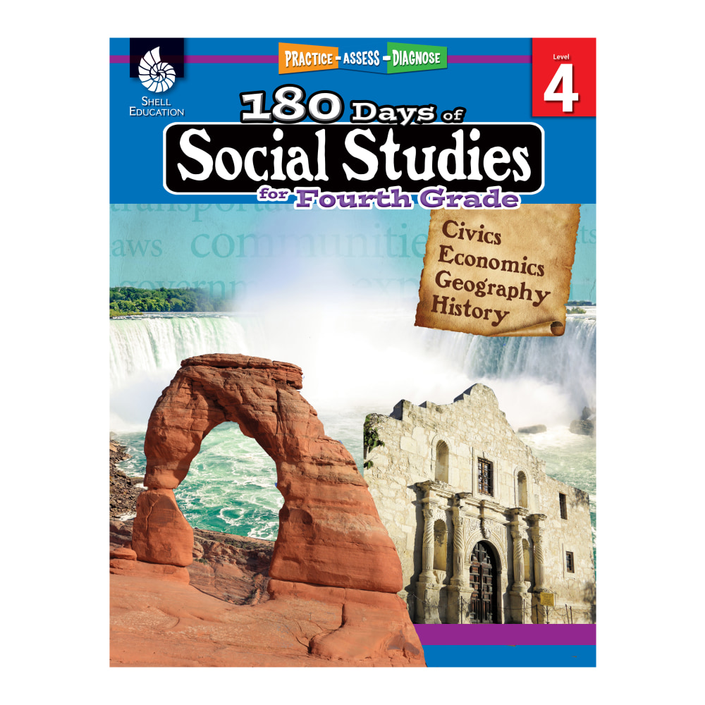 Shell Education 180 Days Of Social Studies, Grade