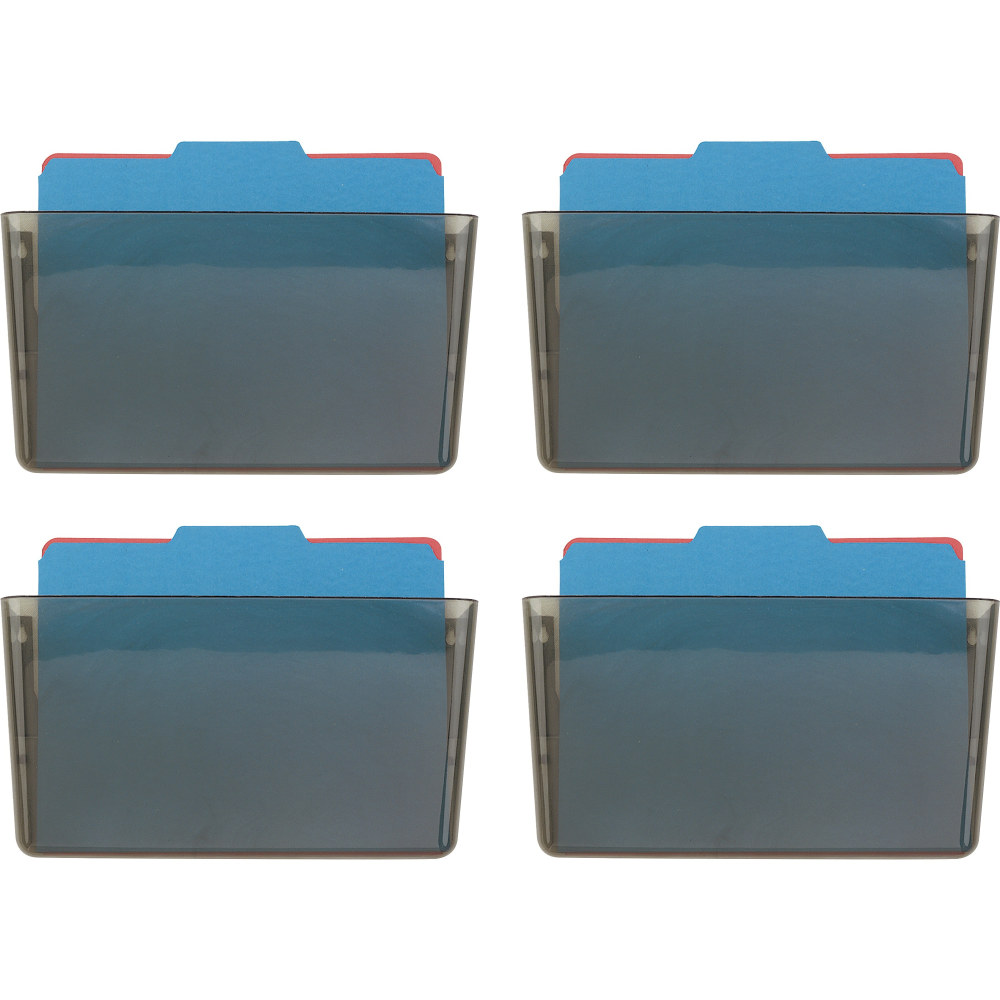 OIC Wall Mountable Plastic Space-Saving Files, 7" x